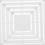Ceiling Exhaust Fan Cover ABS White for Home Enhanced Ventilation