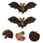 2pcs Realistic Bat Models Plastic Bats Party Supplies