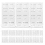 Clear Stickers for Travel Bottles, Perfect for Shampoo, Conditioner, and Cosmetic Labeling
