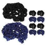 10pcs Ponytail Headdress Woven Design Cloth For Women Workplace Use