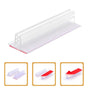 15Pcs Self Adhesive Sign Holder Stand Transparent PVC Display for Counter and Poster Boards