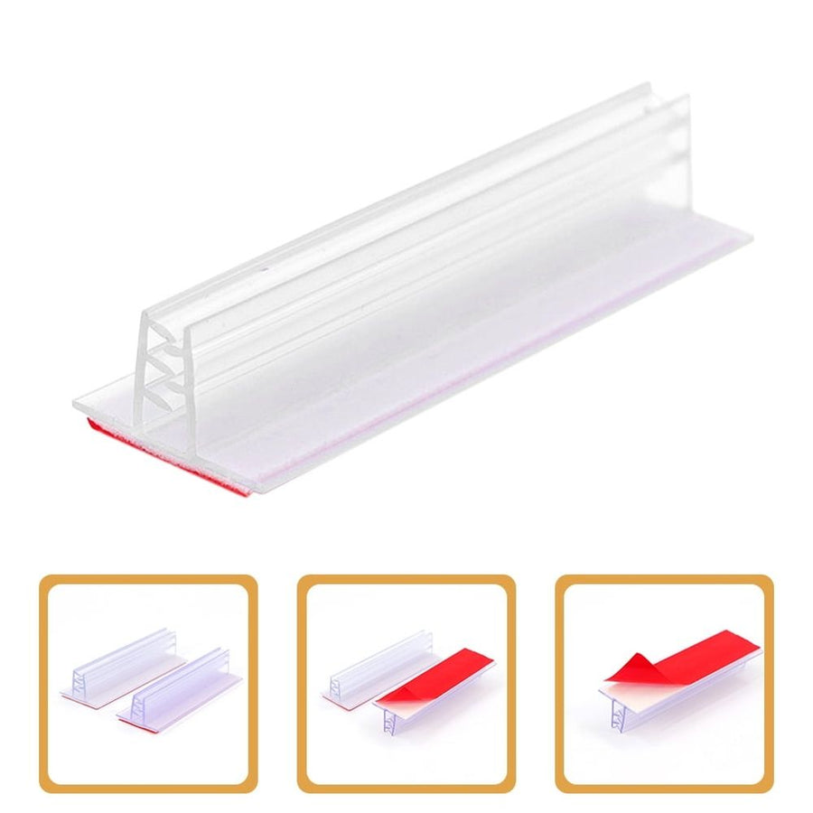 15Pcs Self Adhesive Sign Holder Stand Transparent PVC Display for Counter and Poster Boards