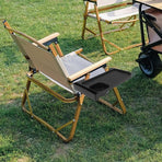 Recliner Beverage Tray Black ABS Plastic for Outdoor and Patio