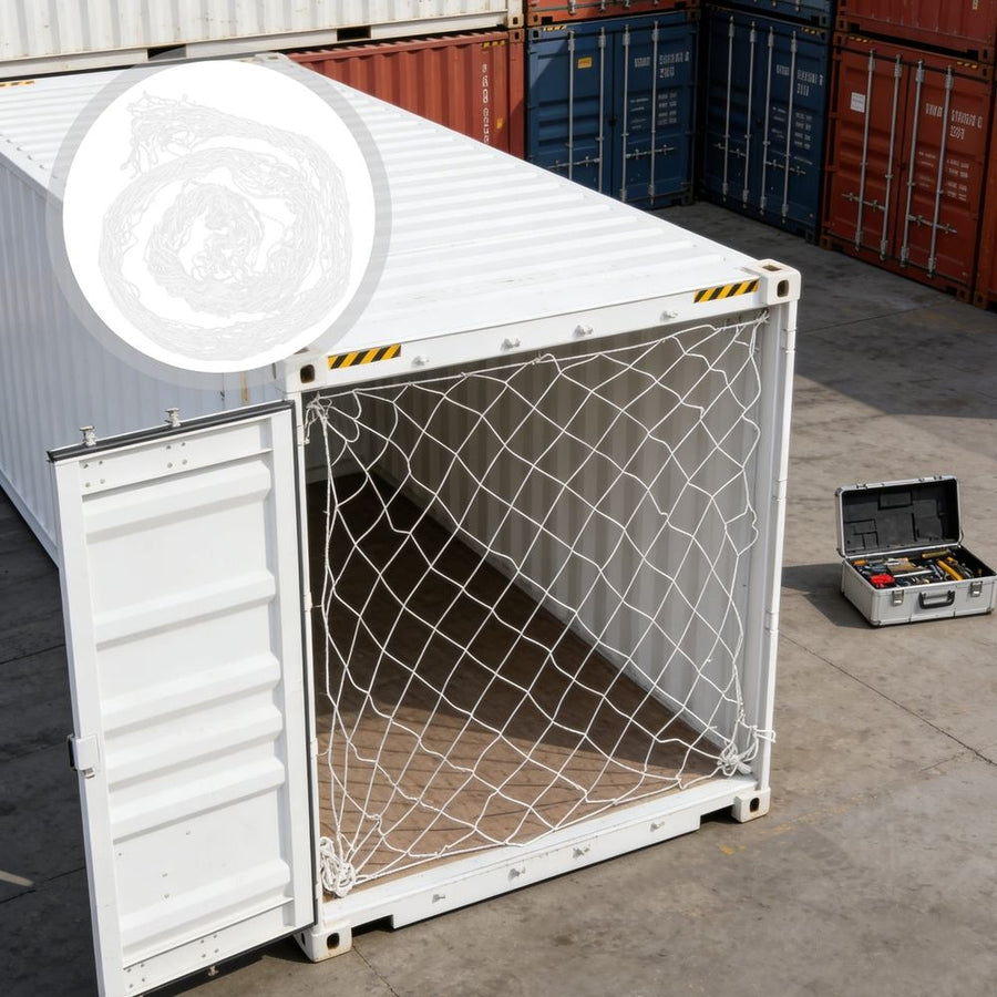 Heavy Duty Cargo Net for Pickup Truck Bed White Mesh Bungee Net for Secure Trailer and Suv Storage