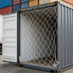 Heavy Duty Cargo Net for Pickup Truck Bed White Mesh Bungee Net for Secure Trailer and Suv Storage