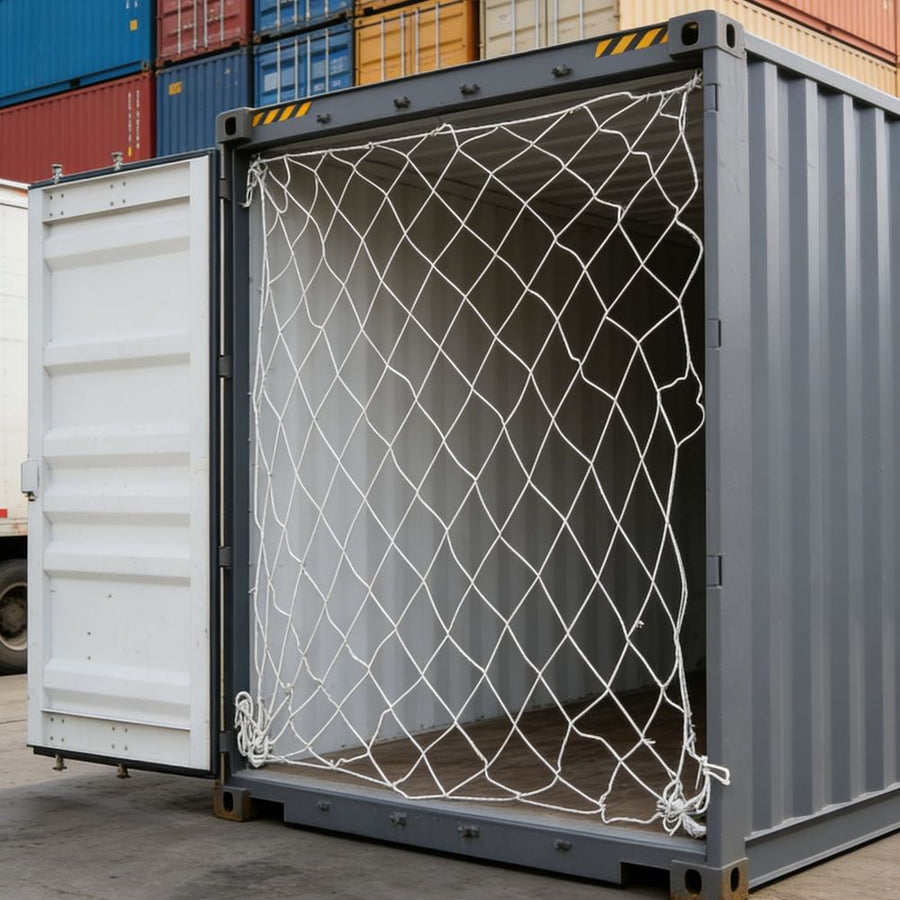 Heavy Duty Cargo Net for Pickup Truck Bed White Mesh Bungee Net for Secure Trailer and Suv Storage