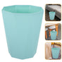 Home Rubbish Bin Green Plastic Waste Bucket Ideal for Bathroom Bedroom Kitchen