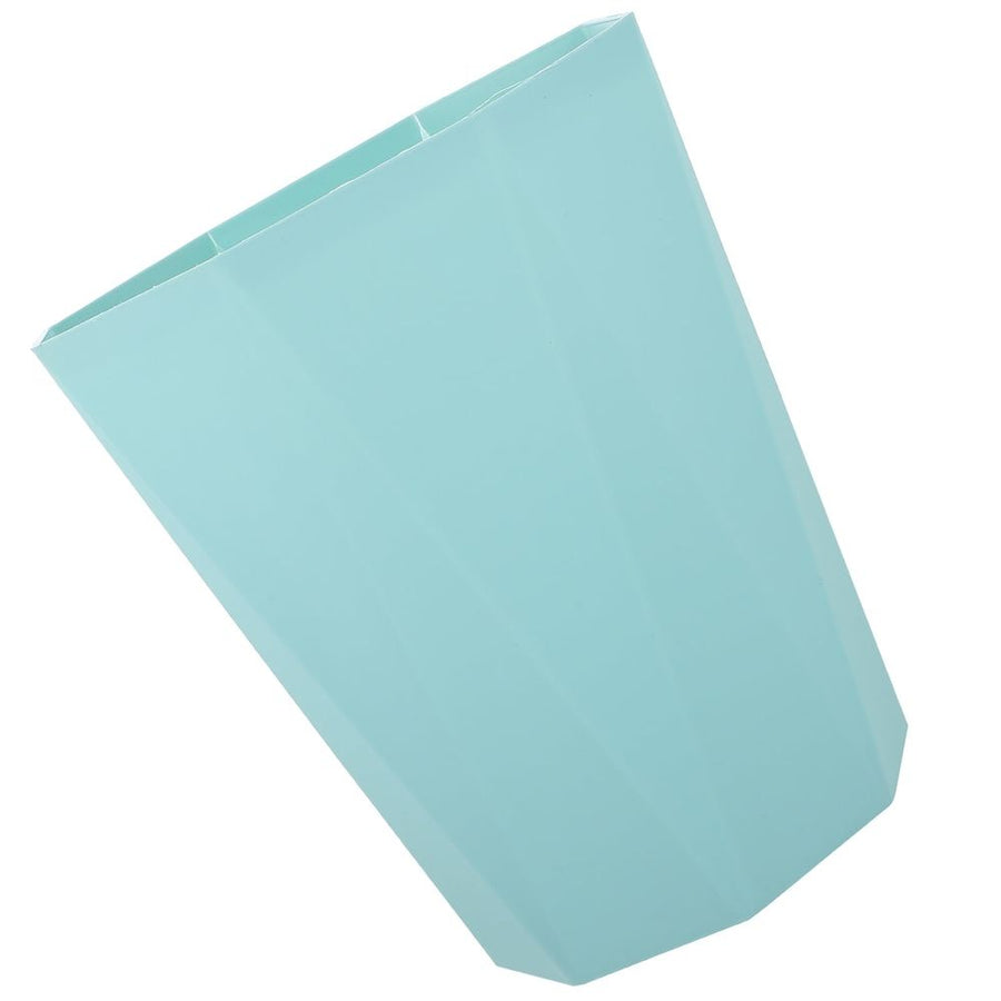Home Rubbish Bin Green Plastic Waste Bucket Ideal for Bathroom Bedroom Kitchen