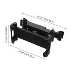 Car Headrest Phone Holder Backseat Mount Adjustable Black Tablet Stand
