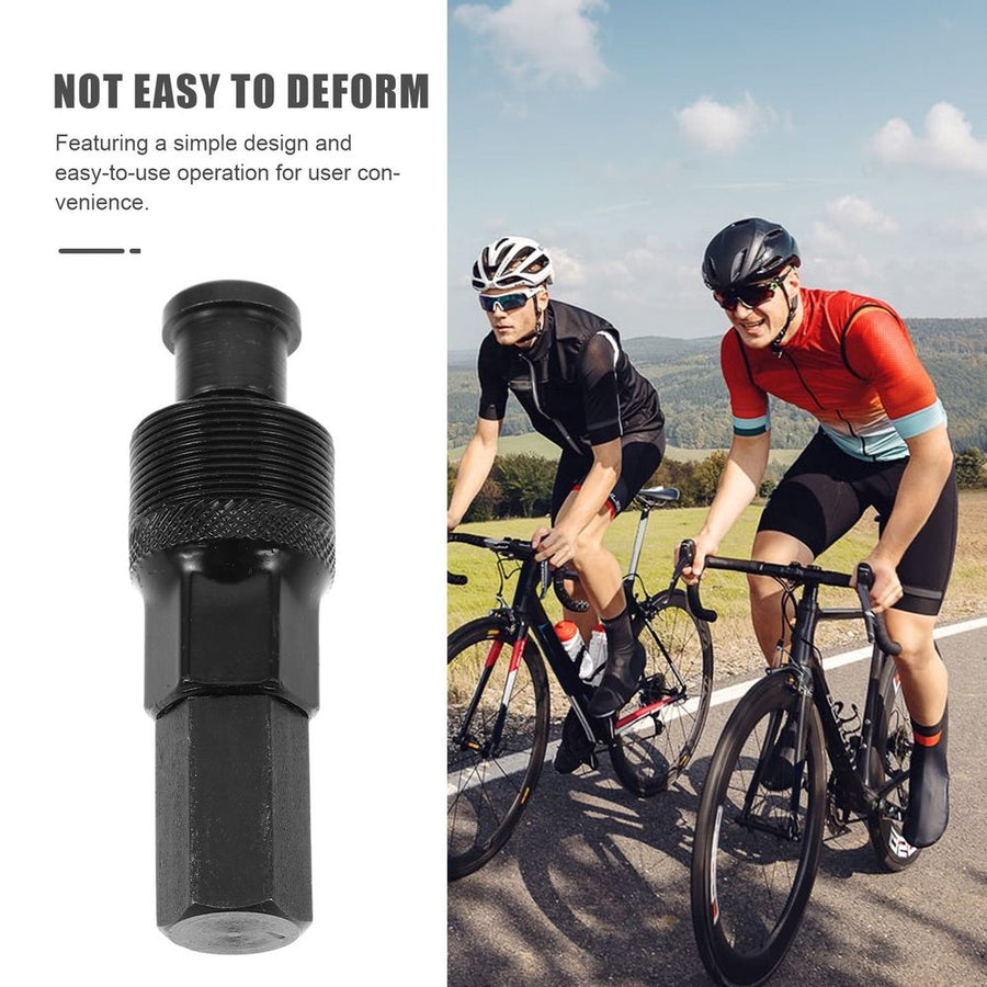 Compact Crank Puller Metal Black Bicycle Repair Kit Easy to Use