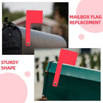 Heavy Duty Acrylic Mailbox Flag Red Color for Standard Mailbox Upgrade