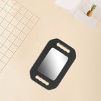 Black Mirror with Foam Backing for Home Wall Mount Lightweight and Unbreakable Design