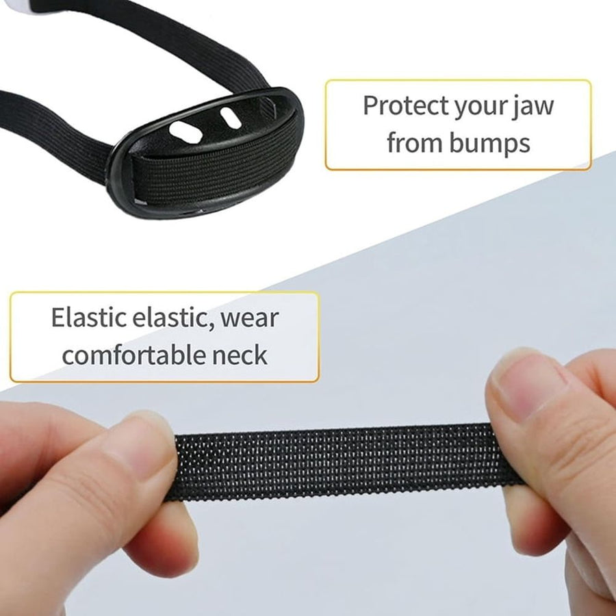 4 pieces of universal helmet chin strap, black elastic chin strap, and multi-point adjustable chin cup