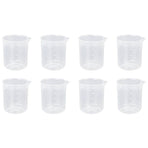 4X 500Ml gradient beaker transparent