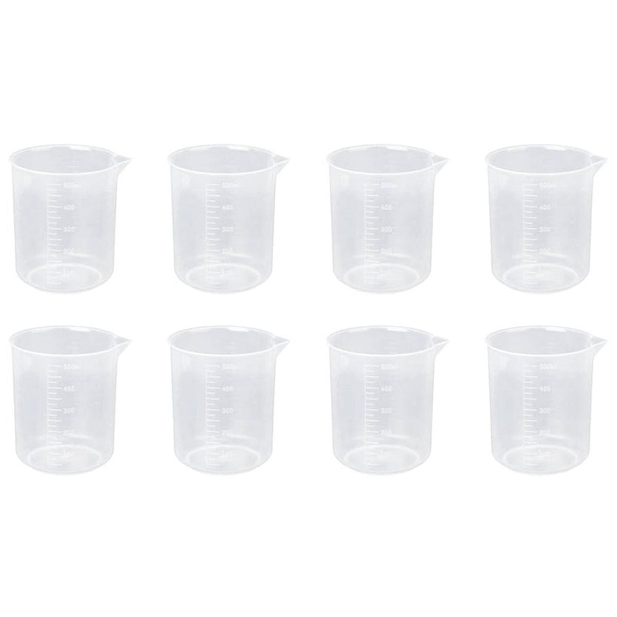 4X 500Ml gradient beaker transparent