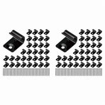 Stainless Steel Clips Deck Clips Universal Decking Clips with Decking Screws for Composite Deck Boards 160 Pack