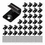 Stainless Steel Clips Deck Clips Universal Decking Clips with Decking Screws for Composite Deck Boards 160 Pack