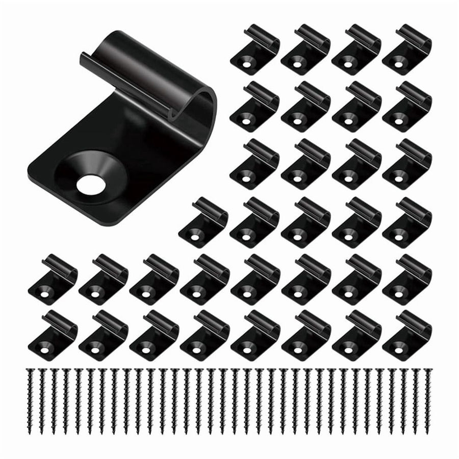 Stainless Steel Clips Deck Clips Universal Decking Clips with Decking Screws for Composite Deck Boards 160 Pack