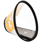 3X Elizabethan Dog Cat Pet Wound Healing Cone E- Collar White with Black