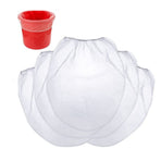 10-Pack Fine Mesh Strainer Bags-Fits 5 Gallon Buckets with Stretchable Drawstring, Nylon Filter for Liquids & Garden Use