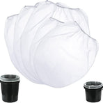 10-Pack Fine Mesh Strainer Bags-Fits 5 Gallon Buckets with Stretchable Drawstring, Nylon Filter for Liquids & Garden Use