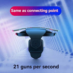 4X Mobile Game Trigger for Phone Gaming 4 Finger Trigger L1 R1 Aim Keys Game Controller Sensitive Phone Game Trigger