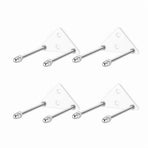 12Pcs Skateboard Hanger, Skateboard Wall Mount Wall Hanger Rack Storage Display Holder for Skateboards Deck Display