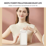 Portable Ultrasonic Cleaner Machine for Eyeglasses Jewelry Dentures Shaver Heads 45kHz High Frequency Vibration with USB Charging 2.7x3.9x8.7in