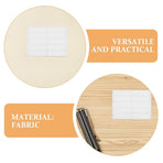 200Pcs No Iron Clothing Fabric Labels Writable White Stickers for Laundry and Camping Gear