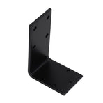 Black Steel Chair Backrest Bracket Ergonomic Lumbar Support for Office Chairs