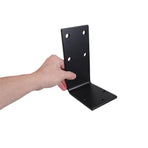 Black Steel Chair Backrest Bracket Ergonomic Lumbar Support for Office Chairs