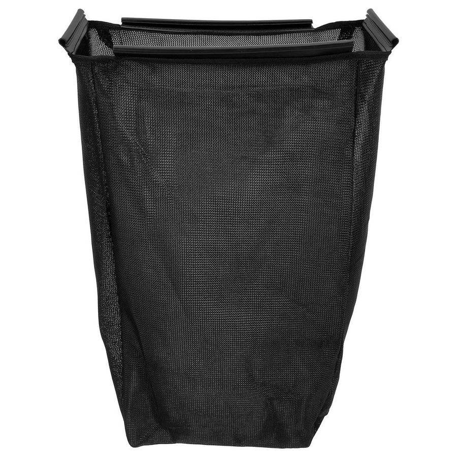 Universal Black Nylon Lawn Mower Grass Catcher Bag with Adjustable Drawstring for Easy Fit and Use