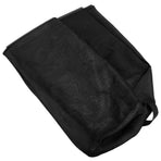 Universal Black Nylon Lawn Mower Grass Catcher Bag with Adjustable Drawstring for Easy Fit and Use