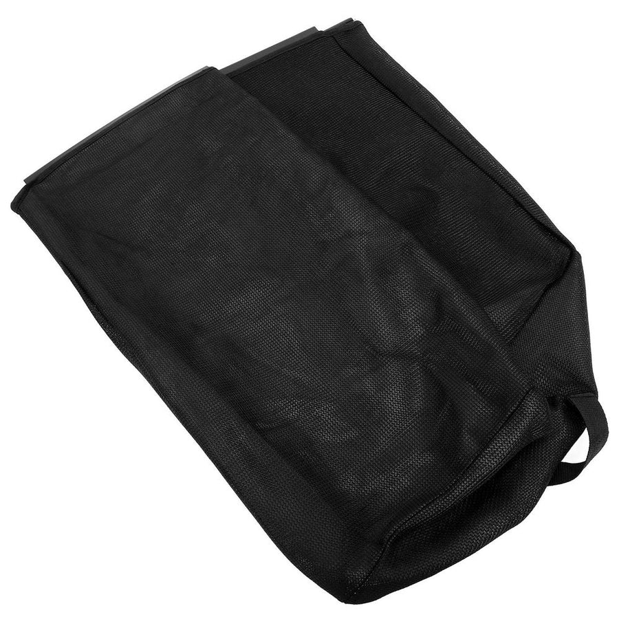 Universal Black Nylon Lawn Mower Grass Catcher Bag with Adjustable Drawstring for Easy Fit and Use
