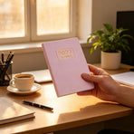 2027 Daily Agenda Notebook with Ink-Resistant Pages for Office and Personal Use