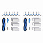 2 Set Replacement Parts Main Brush Side Brushes Filter for E20, E30, E31 Robot A