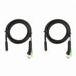 2pcs 1.3Meters  Motor Connector Cable Universal Male 9 Pin Connector Fit EBike Electric Bicycle