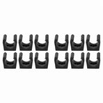 Pool Cue Clamp, Set of 12 Plastic Billiard Single Stand Mini Rod Storage Accessories