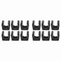 Pool Cue Clamp, Set of 12 Plastic Billiard Single Stand Mini Rod Storage Accessories