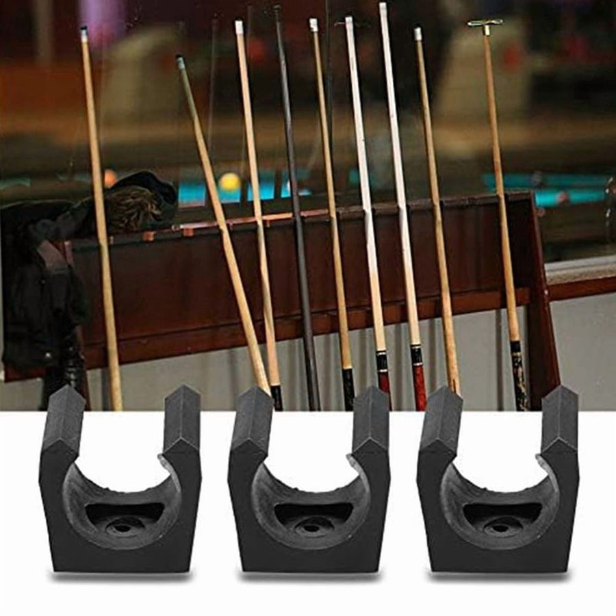 Pool Cue Clamp, Set of 12 Plastic Billiard Single Stand Mini Rod Storage Accessories