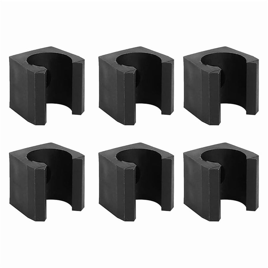 Pool Cue Clamp, Set of 12 Plastic Billiard Single Stand Mini Rod Storage Accessories