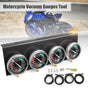 Motorcycle Carburetor Synchronizer Vacuum Gauges Tool Vacuum Gauge Balancer for // Black
