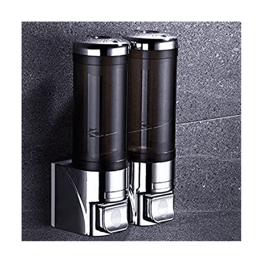 Adhesive Soap Dispenser 300ML Drill Free Wall Mount,Manual Dispenser Shampoo Shower for Kitchen Bathrooms
