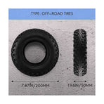 8 Inch Anti-Skid Tire 200x50 -Road Inner Tube for Mini Electric Scooter Wear- Pneumatic