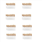 160Pcs 11X32mm Tiny Mini Empty Clear Cork Glass Bottles Vials 2Ml