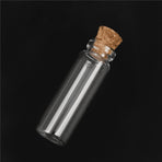 160Pcs 11X32mm Tiny Mini Empty Clear Cork Glass Bottles Vials 2Ml