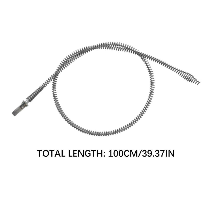 Toilet Unclogger Tool | Drain Snake & Pipe Unblocking Machine for Kitchen Sink, Bathroom & Shower Drains | 65 Manganese Steel Spring Clears Hair & Debris Clogs | Home Plumbing Repair Device
