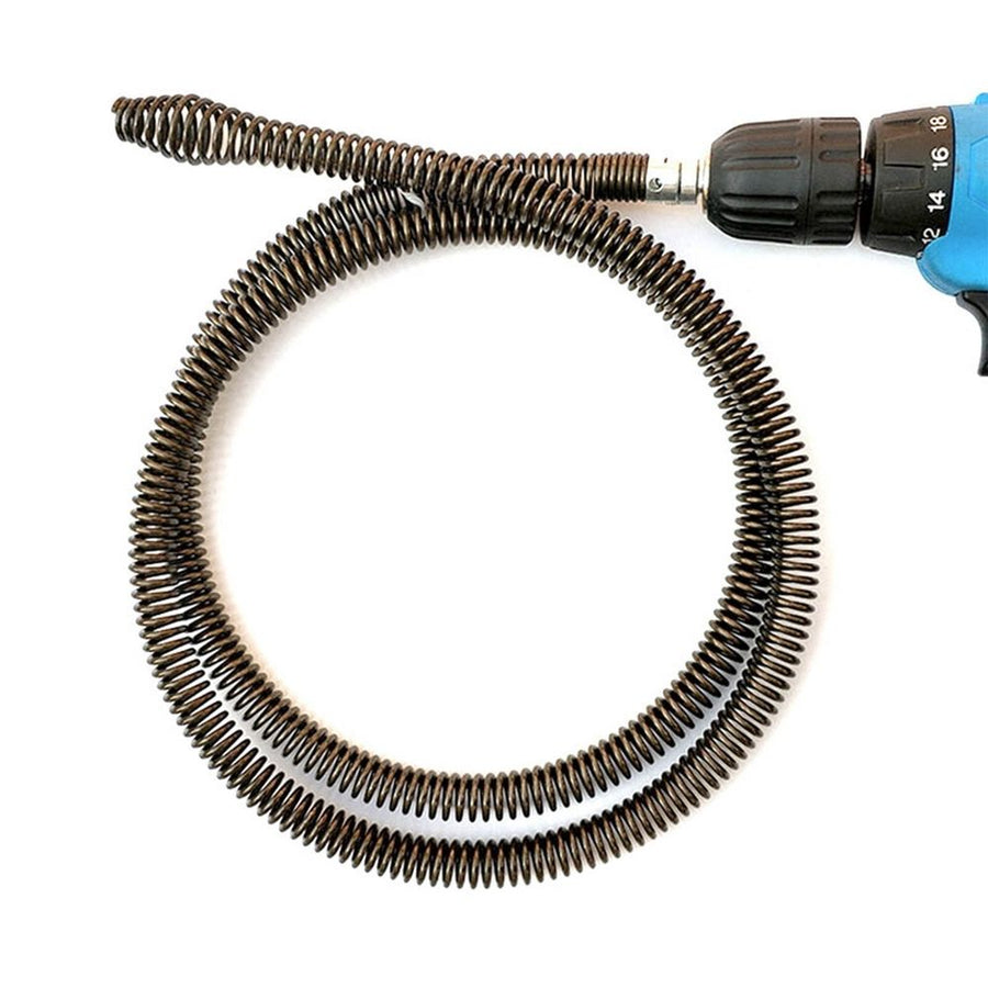 Toilet Unclogger Tool | Drain Snake & Pipe Unblocking Machine for Kitchen Sink, Bathroom & Shower Drains | 65 Manganese Steel Spring Clears Hair & Debris Clogs | Home Plumbing Repair Device