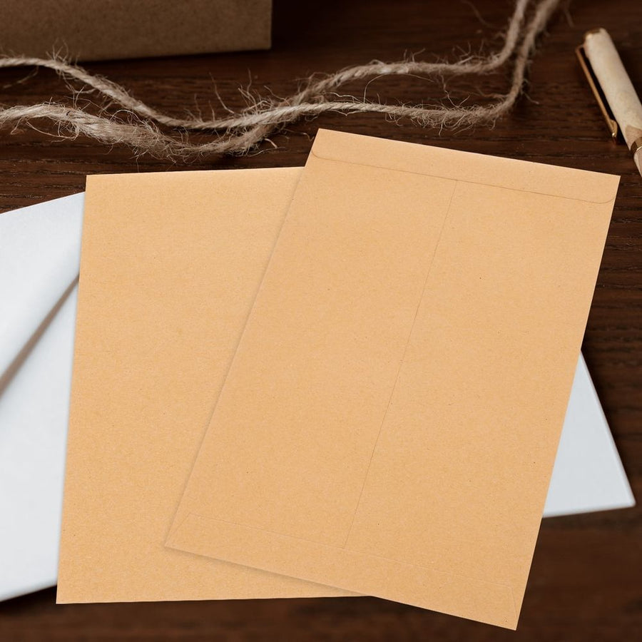 Portable Lightweight Paper Envelopes for Small Items and Stamps Storage 50Pcs