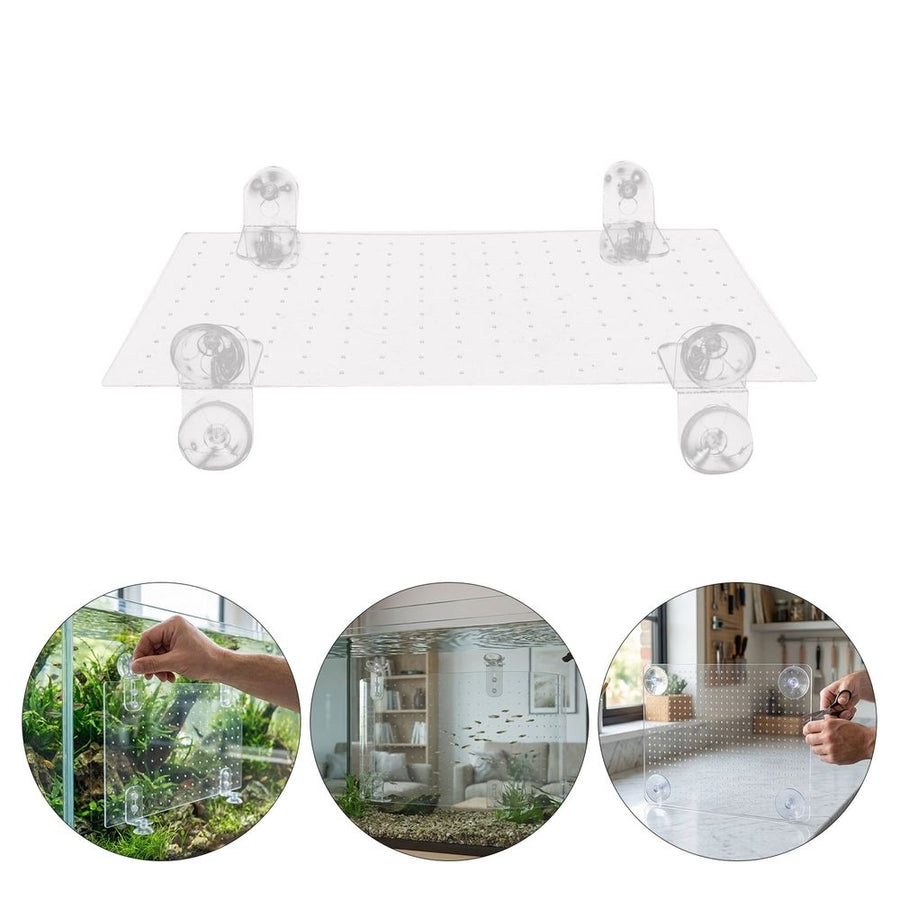 Clear Plastic Aquarium Divider for Fish Separation and Isolation, Fish Partition